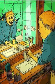 Acid trip cartoon robot sex